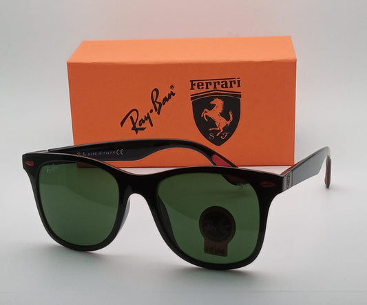 Ray-Ban New Arrival Fancy Green & Black Square Shape 4195 Master Pcs Sunglasses For Men.