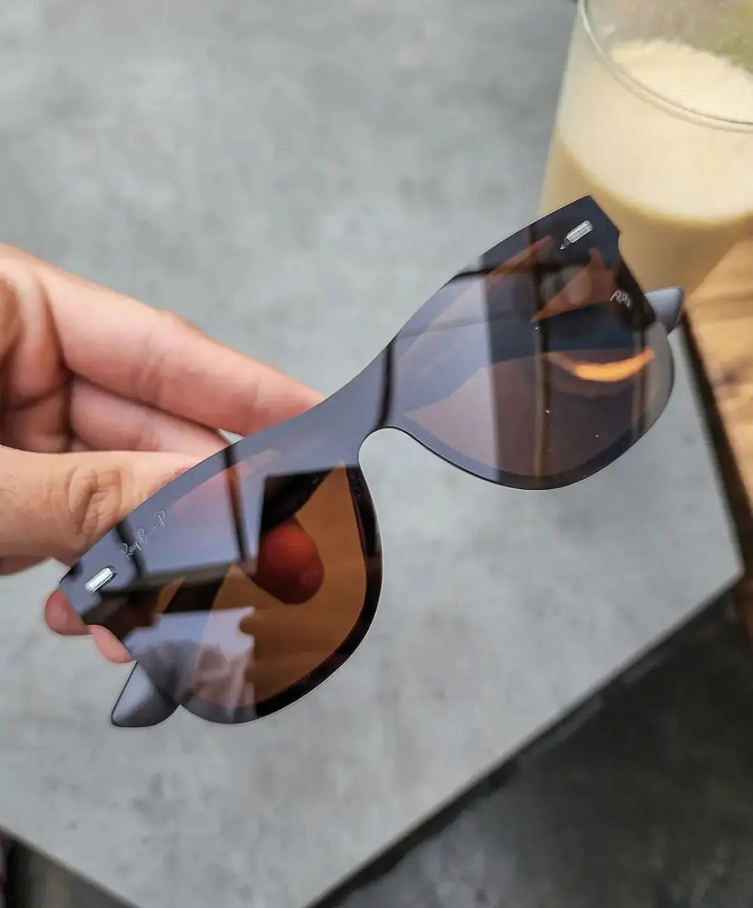 Ray-Ban RB New Stylish Square Green & Black 2140 Mens Wayfarer Sunglasses.